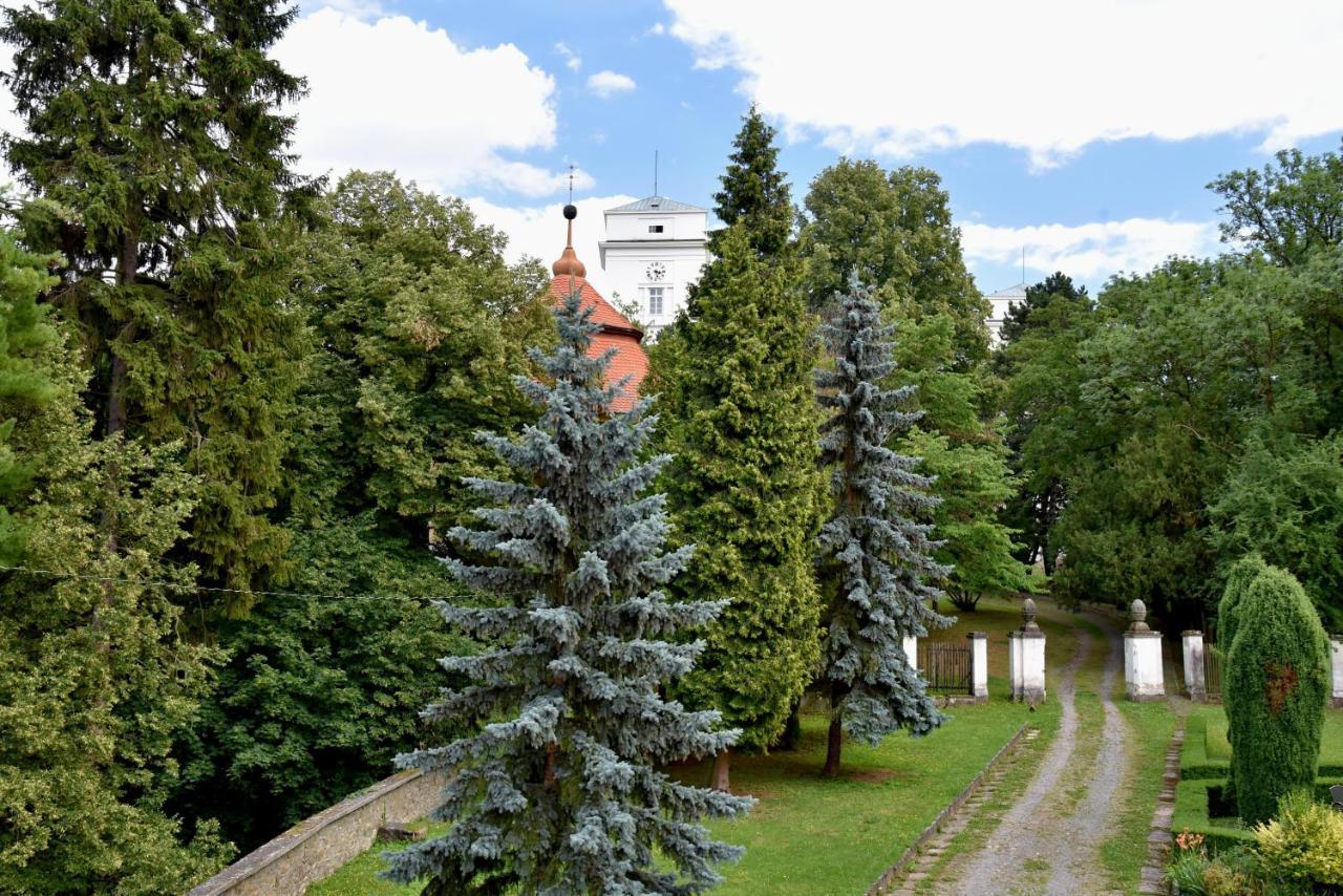 Zamek Racice Hotel Bagian luar foto
